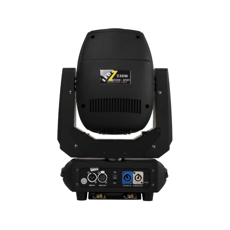 projecteur led tête mobile dmx 230w discotheque dj scene bar effet lumiere noire