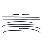 accessoires voiture mini cooper noir moulures decoratives adhésives avant fenetres sportives