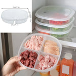 boîtes conservation alimentaires transparentes modernes poignées étiquettes fruits légumes viandes