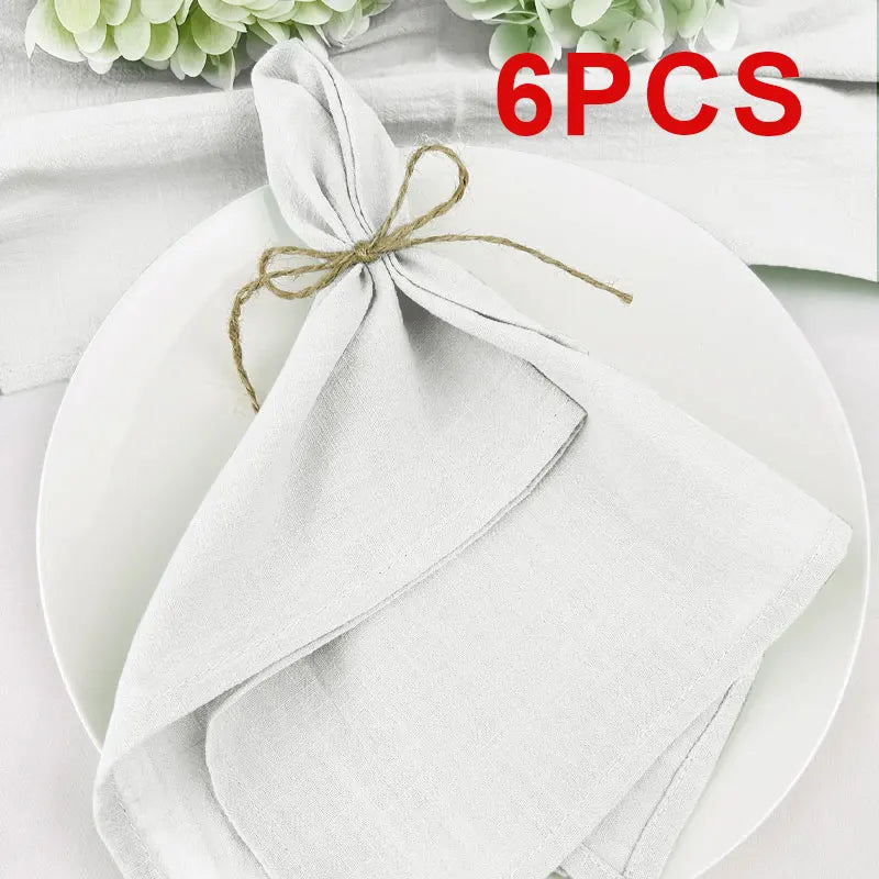 serviettes table violet blanc texture lin classique 40cm 40cm pack 6pcs pack 12pcs pack