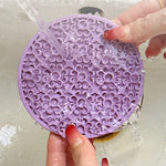 coasters perforés silicone moderne antidérapants diverses couleurs domestiques