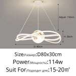 suspension lumineuse moderne minimaliste noir blanc anneau lune opale salle étude chambre