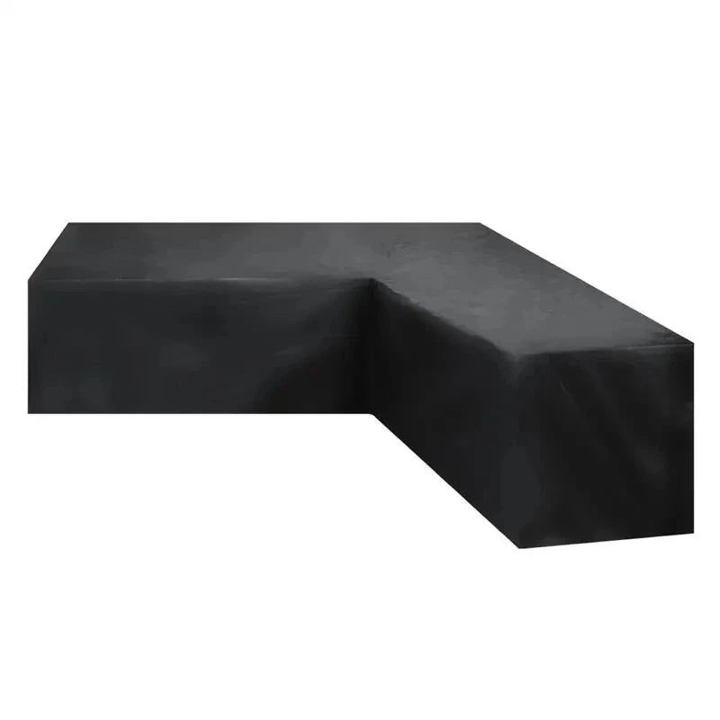 couverture meubles extérieurs polyester noire moderne 215x215cm 286x286cm crochets robuste protectionextérieur