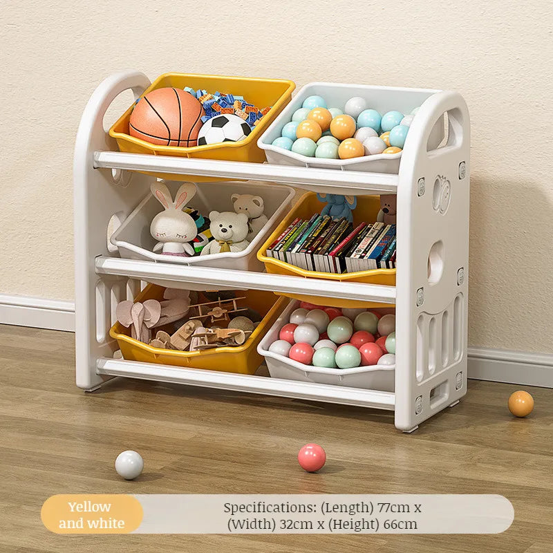 étagère rangement enfant gris moderne 65cm 77cm 32cm rangement jouets livres pratique