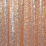 rideau paillettes or argent élégant festif polyester panneaux 8ft transparent événement