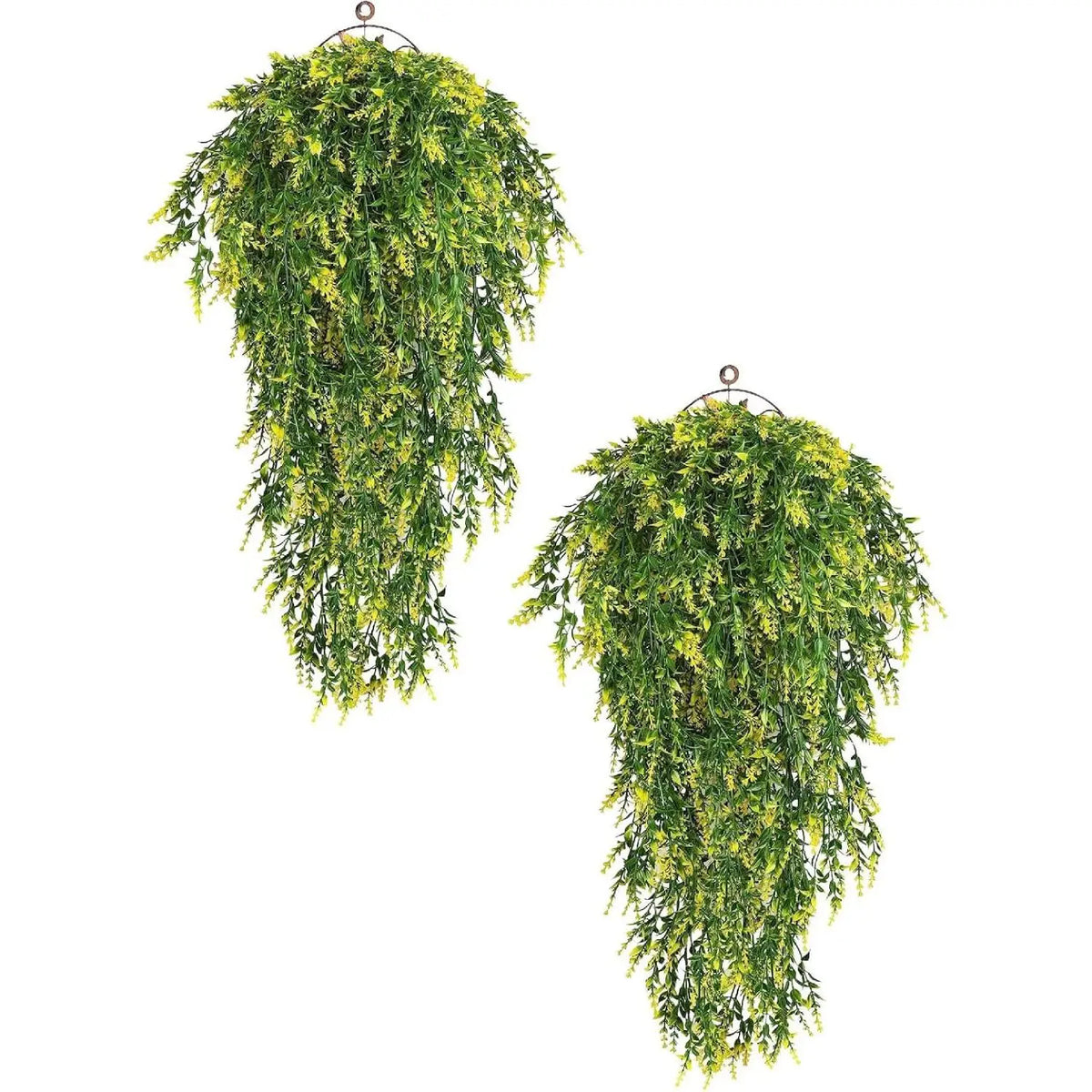 guirlande suspendue fleurs artificielles violet vert jaune moderne décorative extérieure exposition festive prénuptiale mariage