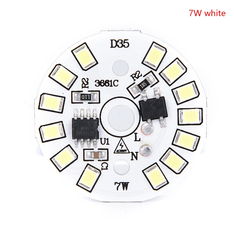 plaque led circulaire diodes blanc modernes technologie 28mm 35mm 40mm 44mm 48mm
