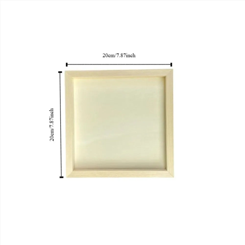 cadres bois naturels classiques différents enfants decoration photo façon rustique