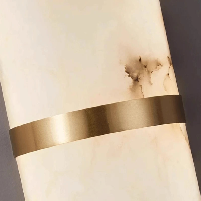 applique murale moderne marbre blanc beige luminaire led chambre salon étude entrée minimaliste fixe