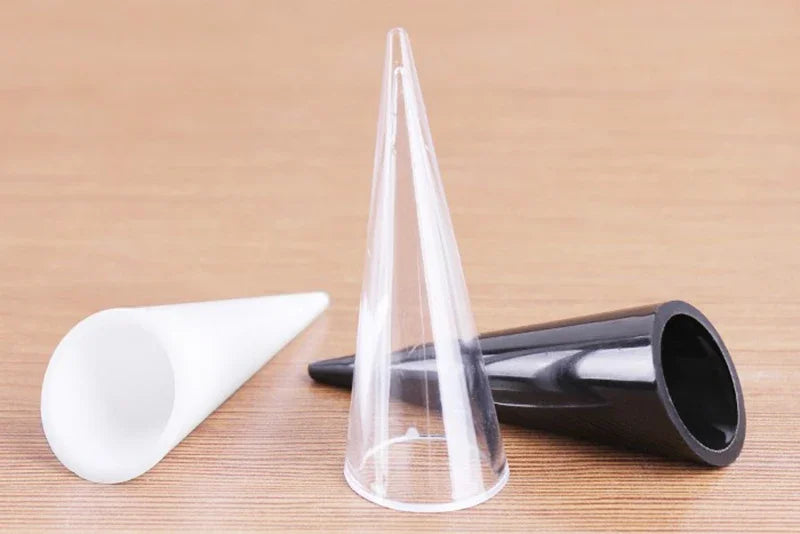 présentoir bagues triangle transparent blanc noir décoration strass commercial erotique portable