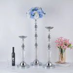bougeoirs or transparent rondelles mariage anniversaire décoration moderne classique