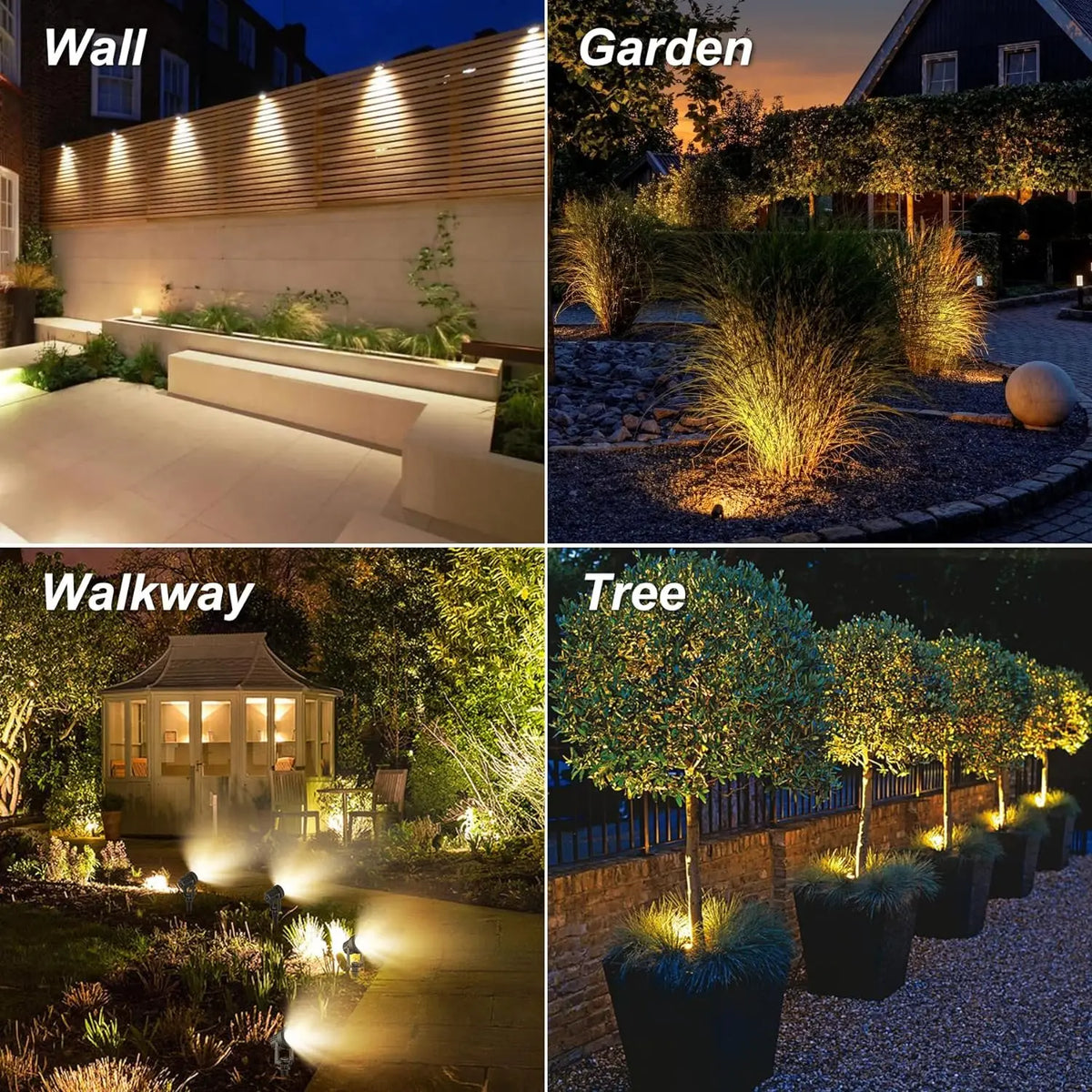 projecteur solaire led ip65 moderne adhésif noir ledextérieur jardin décorationalleyway wall tree court street