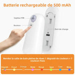 veilleuse led blanc moderne capteur mouvement adhésif couleurs usb translucide chambre couloir