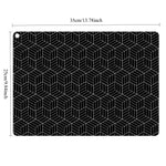 tapis cuisine antidérapants résistants chaleur facile nettoyer moderne noir gris clair