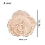 appliques decoratives bois floral sculptees baroques naturelles decoration murale farmhouse classic