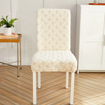 housse chaise moderne tissu géométrique gris élasthanne polyester mariage banquet