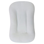 coussin bébé doux coton rose clair beige floral bleu confortable