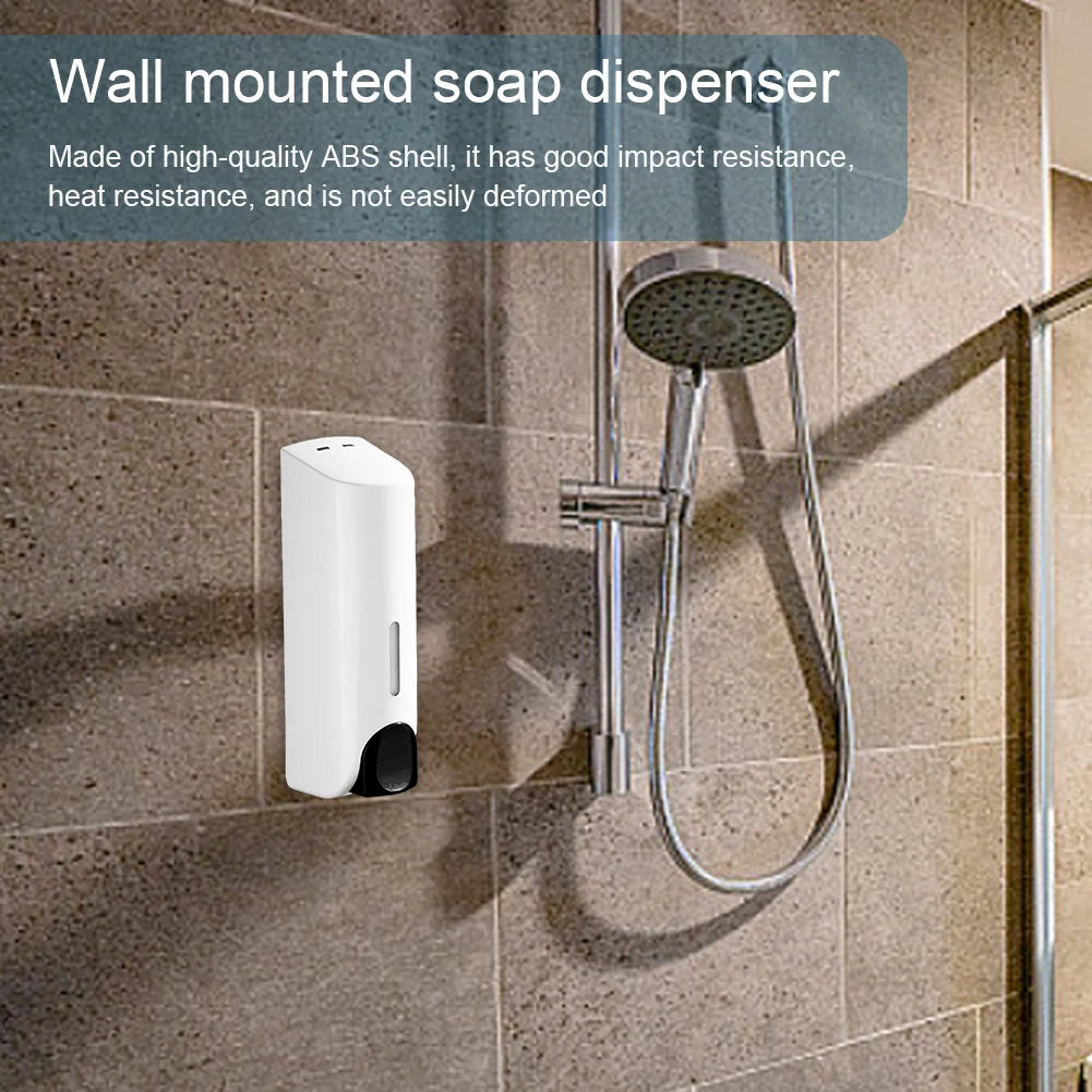 distributeur savon mural noir blanc doré moderne minimaliste fixe mur