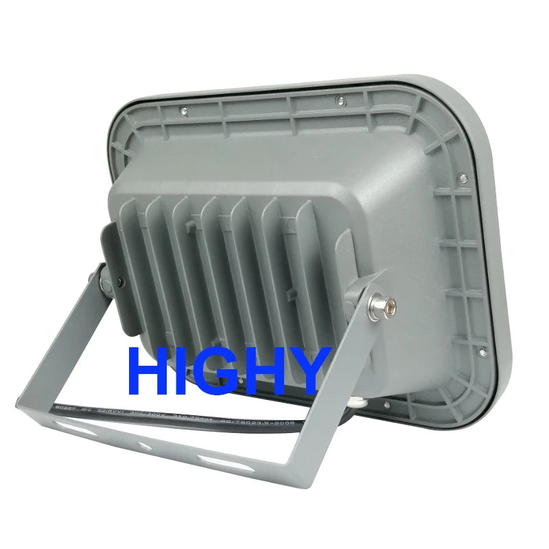 projecteur led moderne gris ip65 100w 150w 50w 24v 110v 220vextérieur jardin aluminium