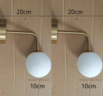Lampe murale moderne or abat jour conique éclairage quotidien led minimaliste