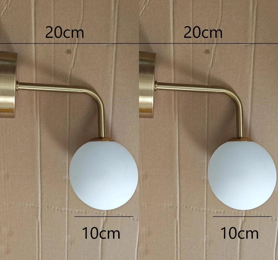 Lampe murale moderne or abat jour conique éclairage quotidien led minimaliste