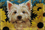 kit crochet laine tapis fleurs coussin coeur kit couture diy création maison moderne