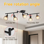 lampe suspendue moderne cage métallique noire interrupteur poussoir led e27 haute basse