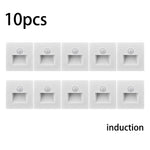 lampe led capteur mouvement noir blanc moderne minimaliste induction lumière chambre coucher