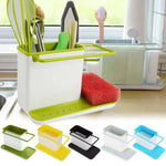 accessoire cuisine blanc vert jaune bleu noir moderne utilisation multiple drainage automatique éponge gant