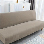 housse canapé moderne tissu géométrique extensible protection salon fauteuil gris vert rouge bleu marron