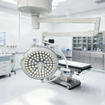 lampe chirurgicale led sans ombre éclairage salle operation industrielle blanc gris