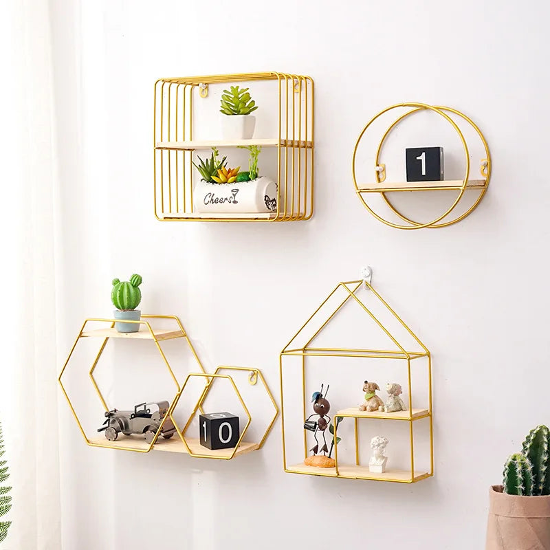 Étagère murale légère et durable en vert clair