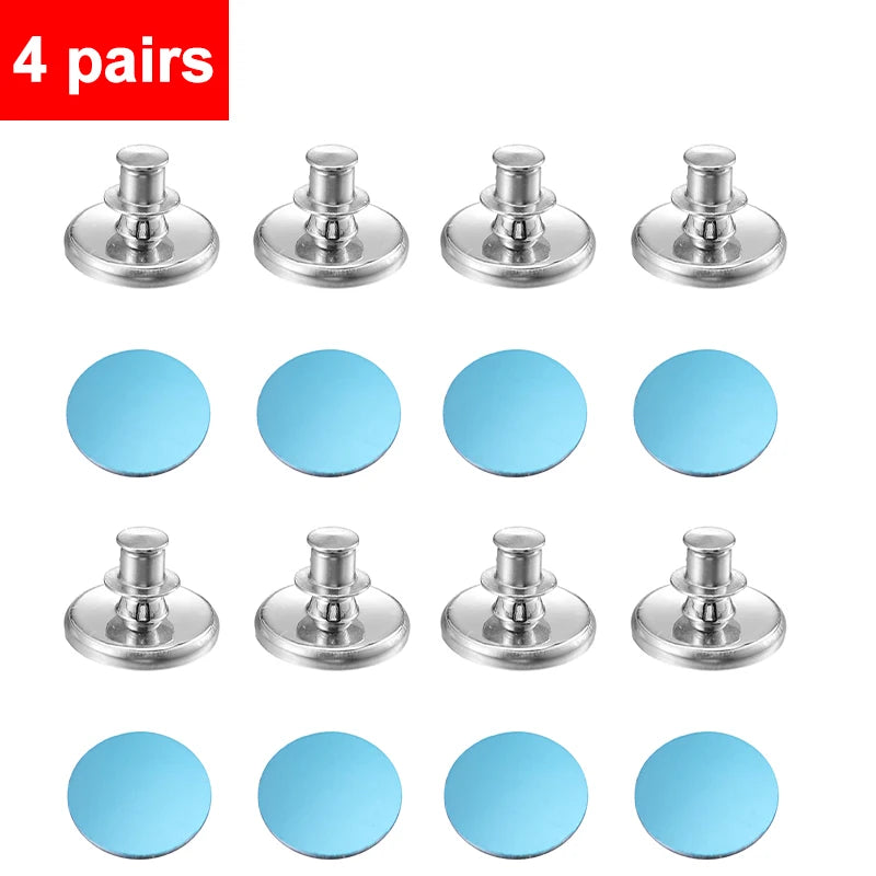 clips magnétiques rideau moderne argenté fixations amovibles 17mm 20mm 25mm empêche lumière structure magnétique