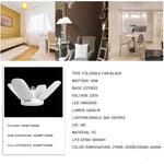ventilateur pliable led blanc moderne 360 degrés angle réglable sans scintillement 220v
