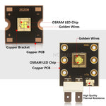 éclairage scène led 150w 200w 300w 400w noir or haute précision conducteurs dorés clips