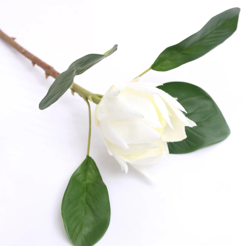 bouquet artificiel moderne rose blanc rouge feuilles vertes coquillage intérieur décoration mariage anniversaire