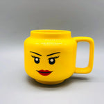 tasse dessin animé sourire jaune poignée creative cartoon cadeau enfant