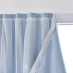 rideau moderne étoiles blancs gris clair bleu clair beige vert rose polyester translucide chambre