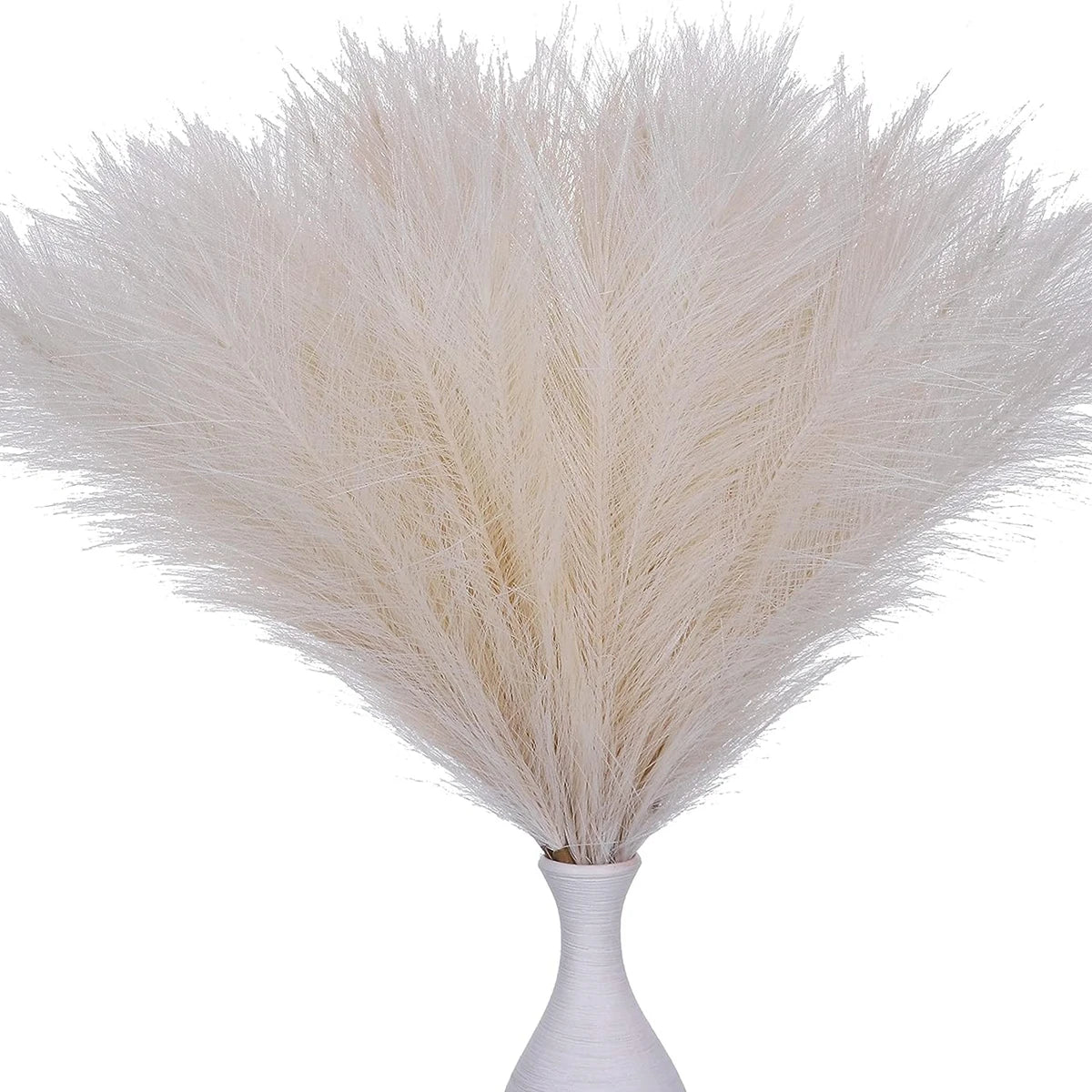 décoration mariage bouquet plumes séchées naturel moderne rustique 10 pièces vaseextérieur exposition