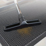 tapis d'entrée moderne imperméable antidérapant résistant l'eau noir maille fine facile nettoyer porte sol