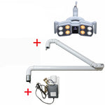 lampe moderne blanc fixée tringle corps base métal