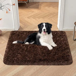 tapis soie laine imperméable gris marron bleu blanc violet peluche épais moderne chiens chats