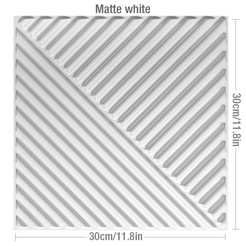 panneaux decoratifs modernes 3d or geometriques 9mm brillants stickers murailles chambre mariage