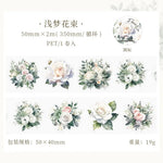 ruban decoratif floral vintage adhesif jaune orange rose violet vert blanc tournesols roses motifs