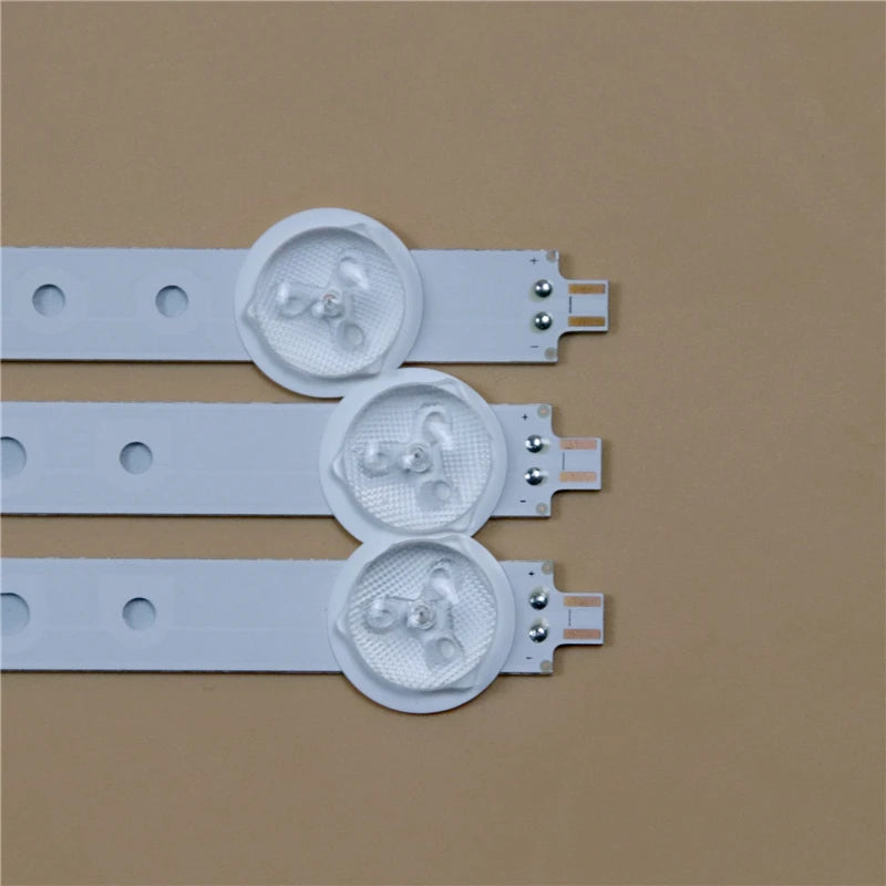 bandes lumineuses led blanc rond modernes adhésifs 12 points fixation
