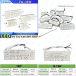 transformateur led blanc moderne adhésif 12w 20w 30w câble connecteurs protection courts circuits
