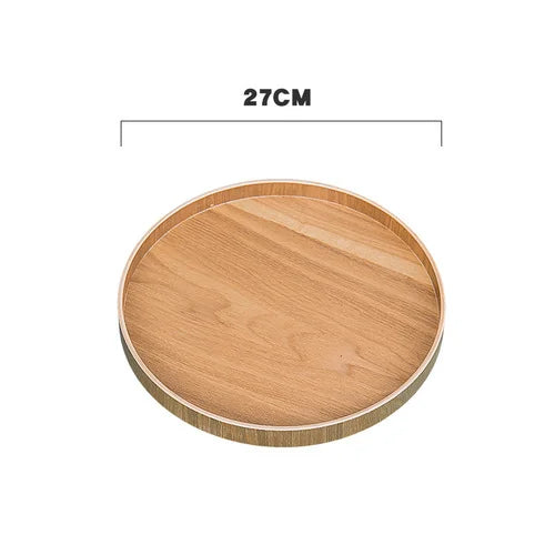 plateau bois moderne minimaliste poignées collations desserts thé naturel brunclair texturesnaturelles opaques