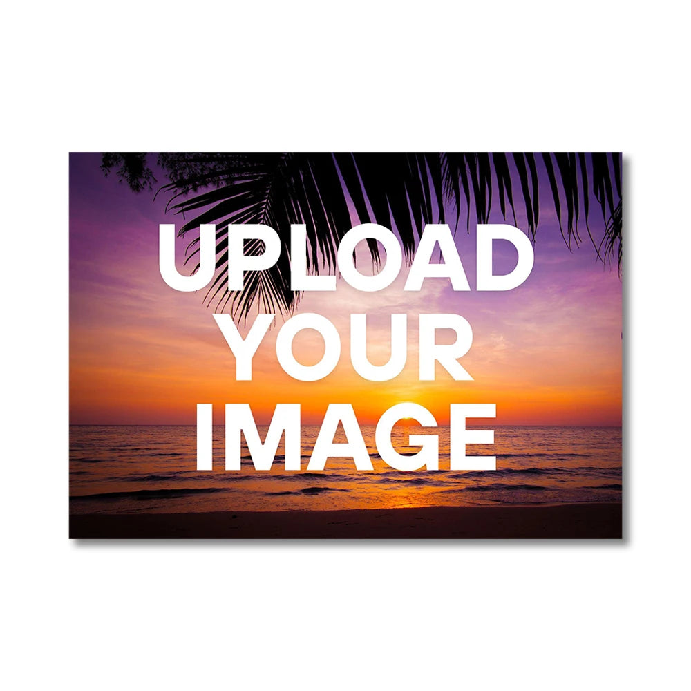 paysage abstrait imprimé toile personnalisable bleu blanc violet orange portrait arbre ciel photographe deco