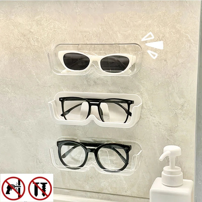rangement lunettes adhésif transparent moderne boîte pièce PVC respectueux environnement