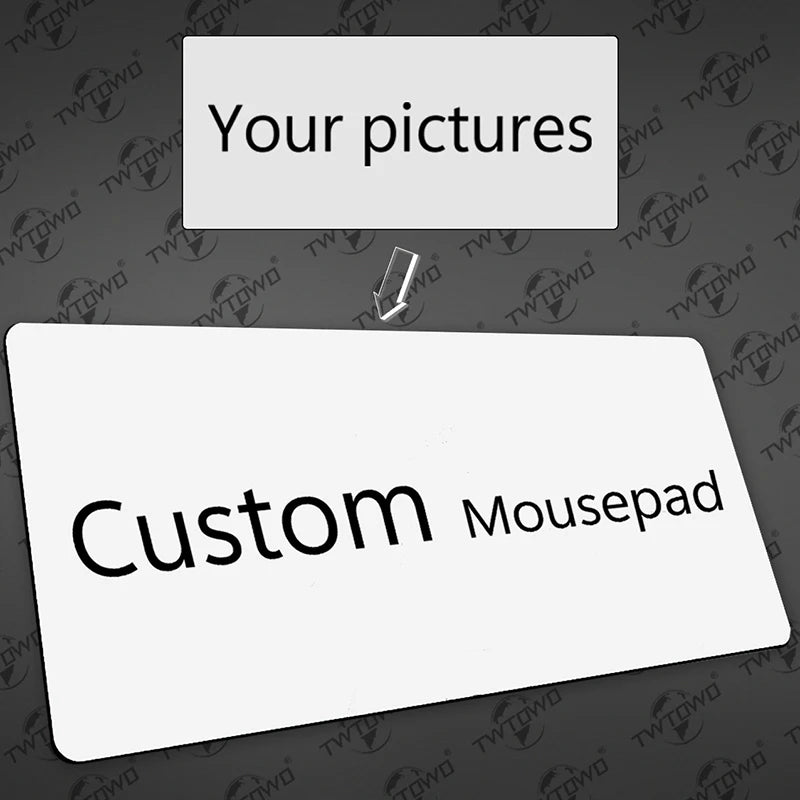 tapis souris personnalisable motif forêt blanc noir texture moderne minimaliste